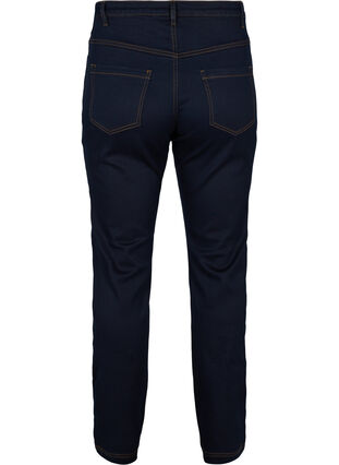 Zizzi Slim fit Emily jeans med normal talje, Unwashed, Packshot image number 1
