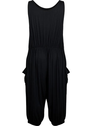 Zizzi Ærmeløs jumpsuit med lommer, Black, Packshot image number 1