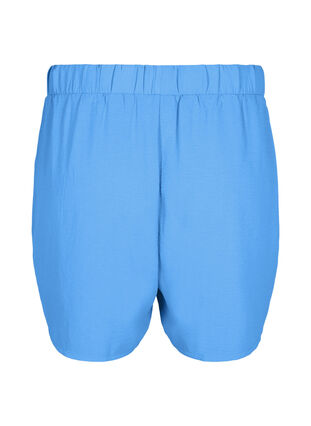 Zizzi Shorts med lommer og elastik i taljen, Marina, Packshot image number 1
