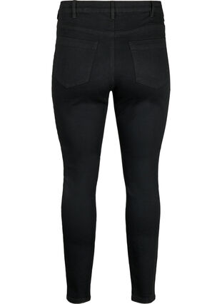 Zizzi Amy jeans med høj talje og super slim fit, Black, Packshot image number 1