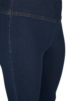 Zizzi Stretchy jeggings med høj talje, Dark Blue, Packshot image number 2