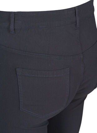 Zizzi Slim fit bukser med lommer, Night Sky, Packshot image number 3