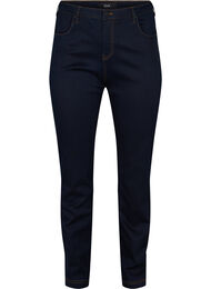 Slim fit Emily jeans med normal talje, Unwashed