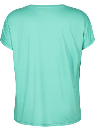 Zizzi Kortærmet trænings t-shirt, Spring Bud, Packshot image number 1