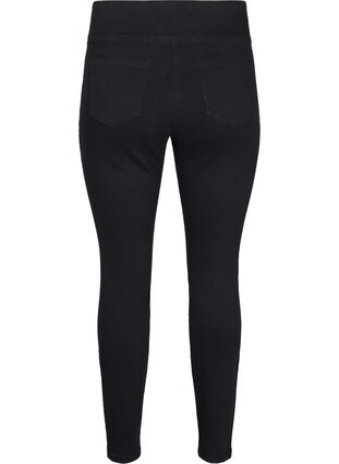 Zizzi Stretchy jeggings med høj talje, Black, Packshot image number 1