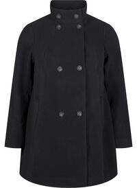 Kort trenchcoat med a-form