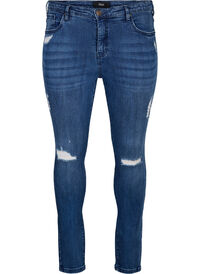 Super slim Amy jeans med sliddetaljer