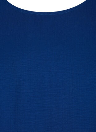 Zizzi Kort kjole med sløjfedetalje bagpå, Estate Blue, Packshot image number 2