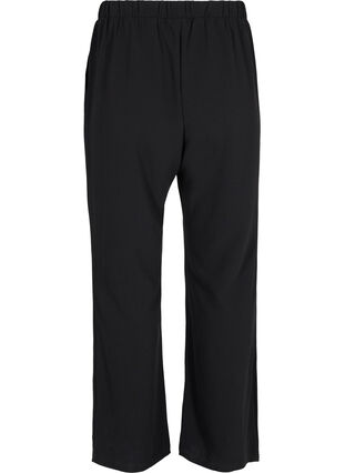 Zizzi Løse bukser med lommer, Black, Packshot image number 1