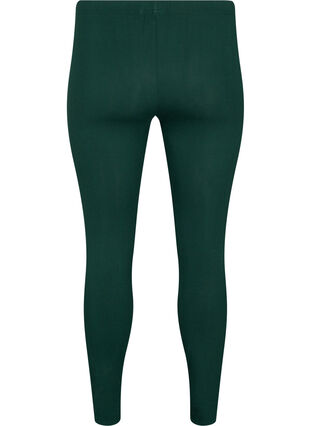 Zizzi Basis leggings i viskose, Scarab, Packshot image number 1