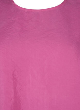 Zizzi Bluse i TENCEL™ Modal med broderidetaljer, Phlox Pink, Packshot image number 2