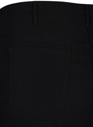 Zizzi Lang nederdel med slids foran, Black, Packshot image number 4