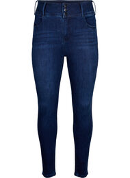 Super slim Bea jeans med ekstra høj talje, Dark Blue