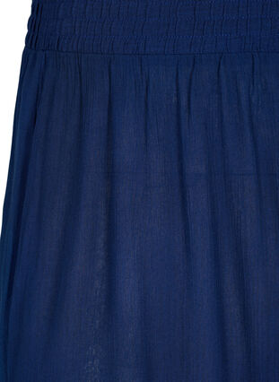 Zizzi Shorts i viskose med høj talje, Medieval Blue, Packshot image number 2