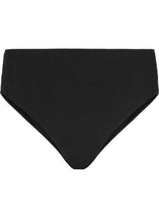 Zizzi Bikini trusse med crepe struktur, Black, Packshot image number 1