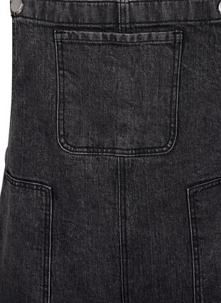 Zizzi Denim overalls, Dark Grey Denim, Packshot image number 2