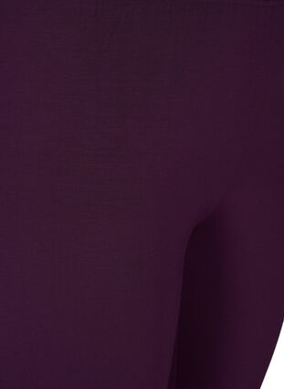 Zizzi Basis leggings i viskose, Potent Purple, Packshot image number 2