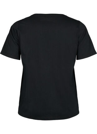 Zizzi FLASH - T-shirt med motiv, Black Ny, Packshot image number 1