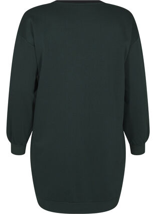 Zizzi Lang sweatshirt med colorblock, Scarab Color Block, Packshot image number 1