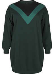 Lang sweatshirt med colorblock, Scarab Color Block, Packshot