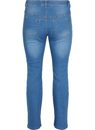 Zizzi Ellen bootcut jeans med høj talje, Light blue, Packshot image number 1