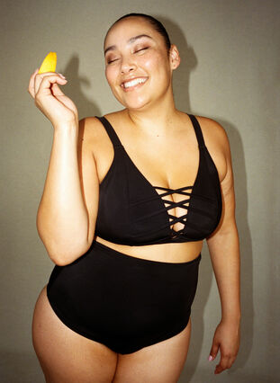 Zizzi Bikini overdel , Black, Image image number 0