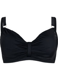 Bikini bøjle bh med draperinger, Black