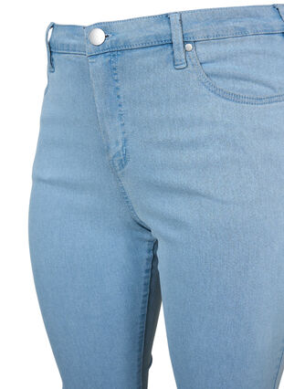 Zizzi Højtaljede super slim Amy jeans, Ex Lgt Blue, Packshot image number 2