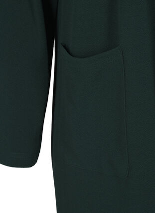 Zizzi FLASH - Lang blazer med lommer, Scarab, Packshot image number 3