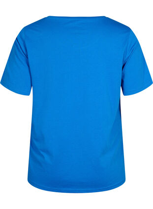 Zizzi FLASH - T-shirt med motiv, Strong Blue, Packshot image number 1