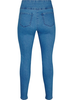 Zizzi Stretchy jeggings med høj talje, Light Blue, Packshot image number 1