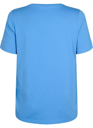 Zizzi FLASH - T-shirt med motiv, Ultramarine, Packshot image number 1
