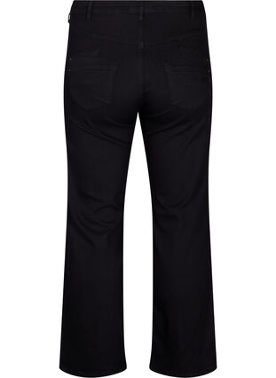 Zizzi Regular fit Gemma jeans med høj talje, Black, Packshot image number 1