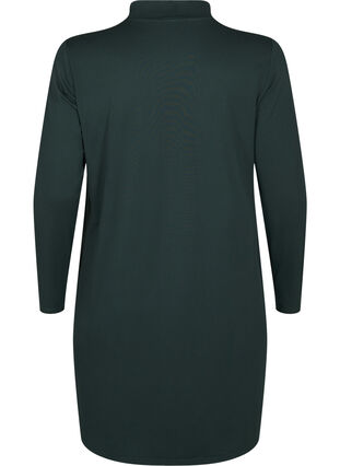 Zizzi FLASH - Langærmet kjole med turtleneck, Scarab, Packshot image number 1