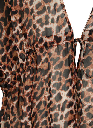 Zizzi Strand kimono med print, Leopard, Packshot image number 2