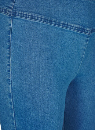 Zizzi Stretchy jeggings med høj talje, Light Blue, Packshot image number 2