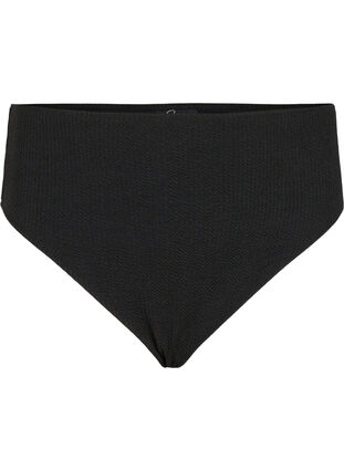 Zizzi Bikini trusse med crepe struktur, Black, Packshot image number 0
