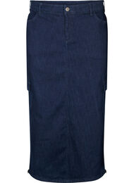 Maxi denim nederdel, Dark Blue Denim