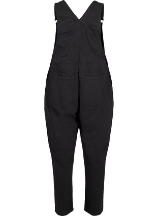 Zizzi Denim overalls, Black, Packshot image number 1