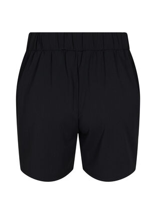 Zizzi Shorts med lommer og løs pasform, Black, Packshot image number 1