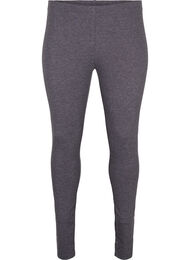 Gråmelerede leggings, Dark Grey Melange