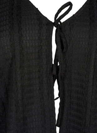 Zizzi Cardigan med bindebånd, Black, Packshot image number 2