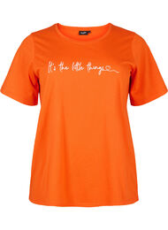FLASH - T-shirt med motiv, Orange.com