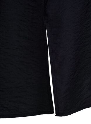 Zizzi V-hals kjole i viskose, Black, Packshot image number 3