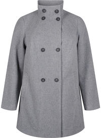 Kort trenchcoat med a-form