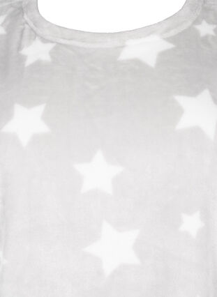 Zizzi Langærmet bluse med stjerner, Grey Star, Packshot image number 2