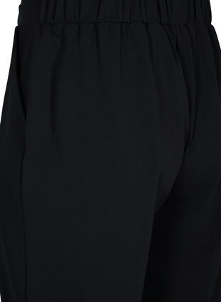 Zizzi 7/8 bukser med løs pasform, Black, Packshot image number 3