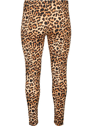 Zizzi Viskose leggings med leo print, Leo, Packshot image number 1