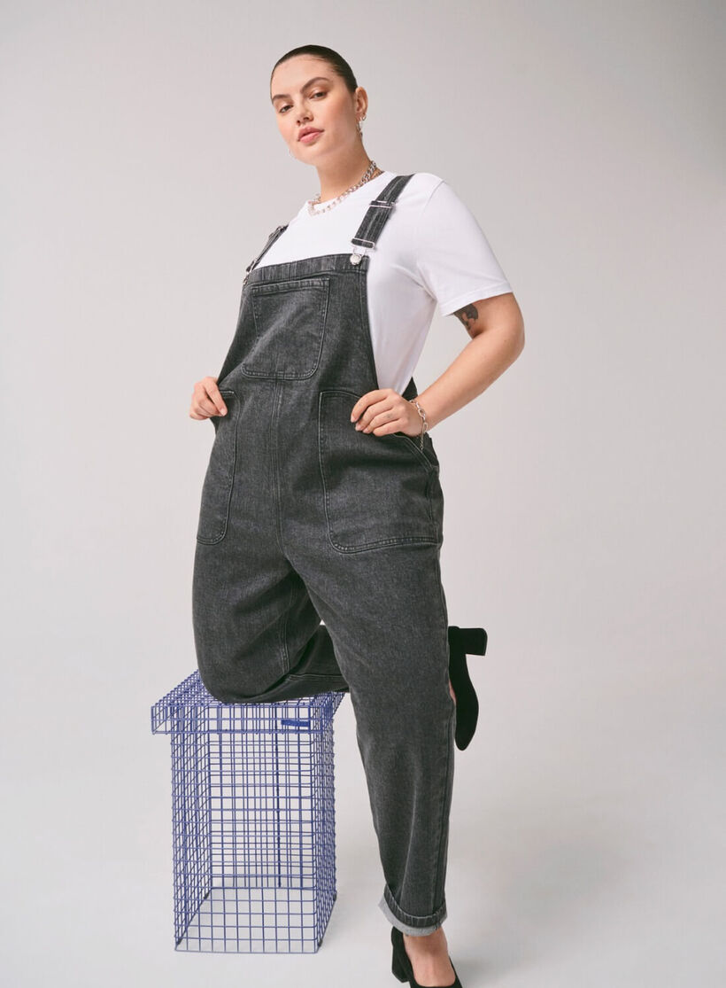 Denim overalls, , Model