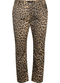 Emily jeans med leopardprint